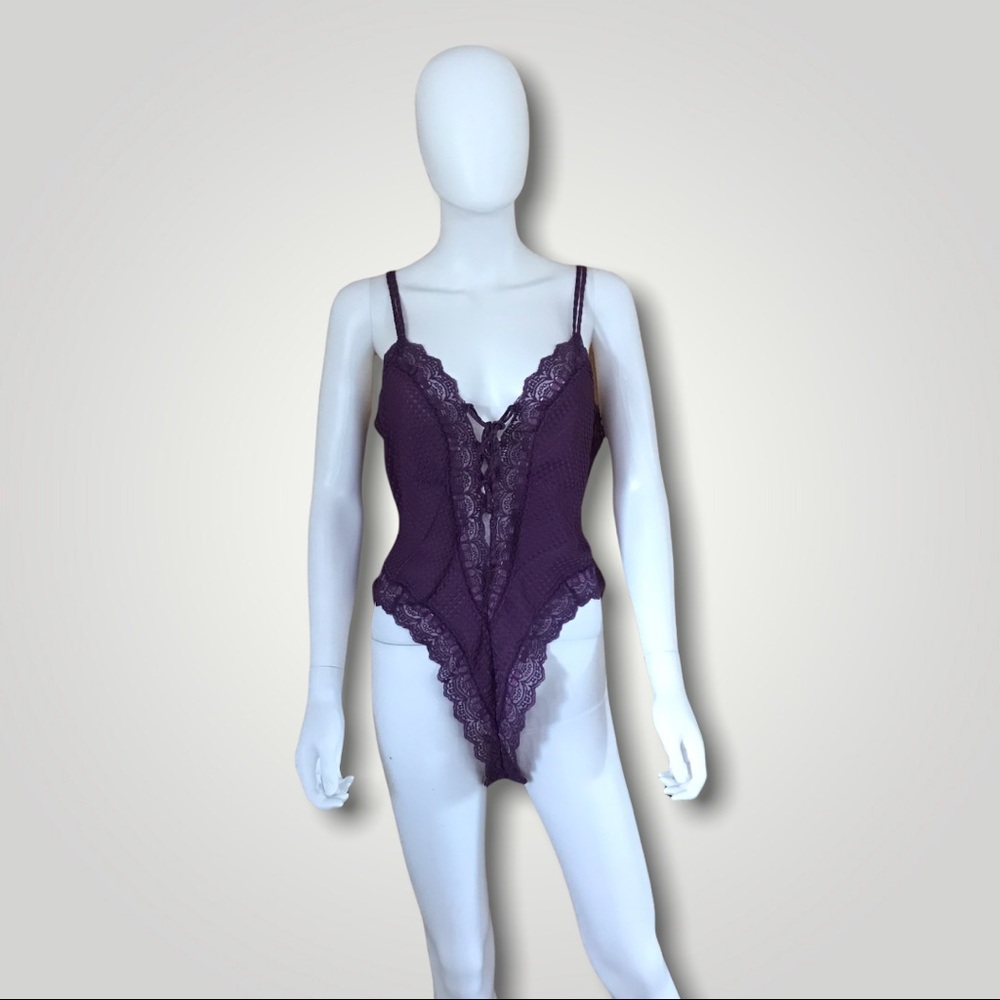 Vintage Delicates Purple Lace Lingerie